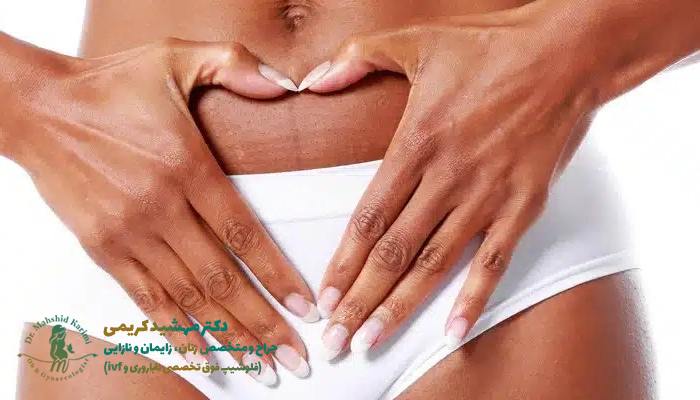 علت تیرگی لابیا