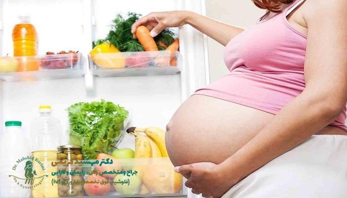 علت وزن‌گیری زیاد مادر در بارداری